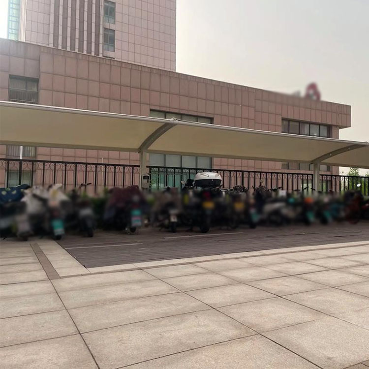 上海膜结构电动车棚